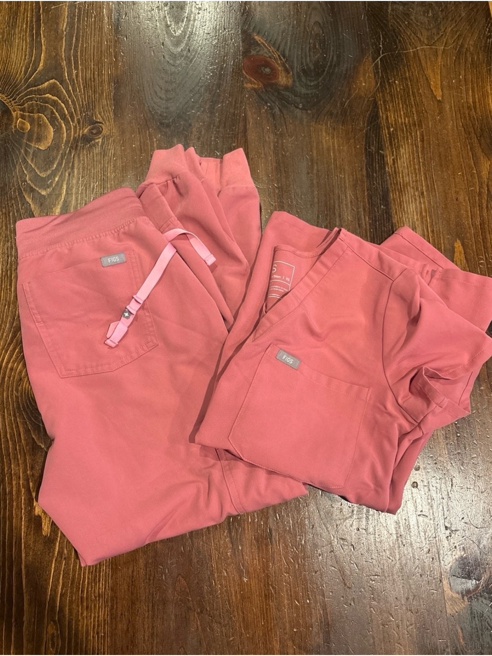 FIGS Breast Cancer Awareness Pink Scrub Set